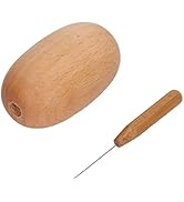 Darning Egg, Darning Egg for Socks, Wooden Darning Egg Shape Sewing Tools Clothes Hole Patch DIY ...