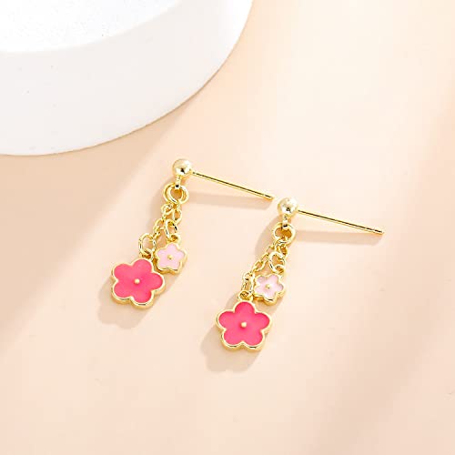 Boucles d'oreilles fleurs CFWSHJ pour femmes en banquet