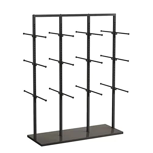 Étagères de rangement en métal pour une présentation soignée des collections en boutique