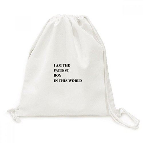 Sac cordon Toile Je suis l'Omniscient Boy pour voyage et shopping