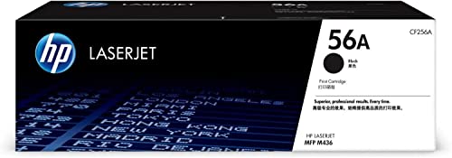 Hp 56A CF256A, Cartuccia Toner Originale Da 7500 Pagine, Compatibile Con Le Stampanti Laserjet Hp Mfp M436N, Mfp M436NDA, Nero