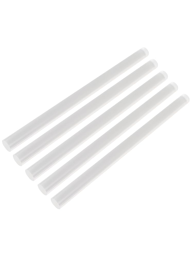 LKLNCXC Plastic rod 1pc Clear Acrylic Rods, Dia 2 to 55mm Solid Rod, PMMA Round Bar For Holder Photography Tools L 500mm(55x500mm)
