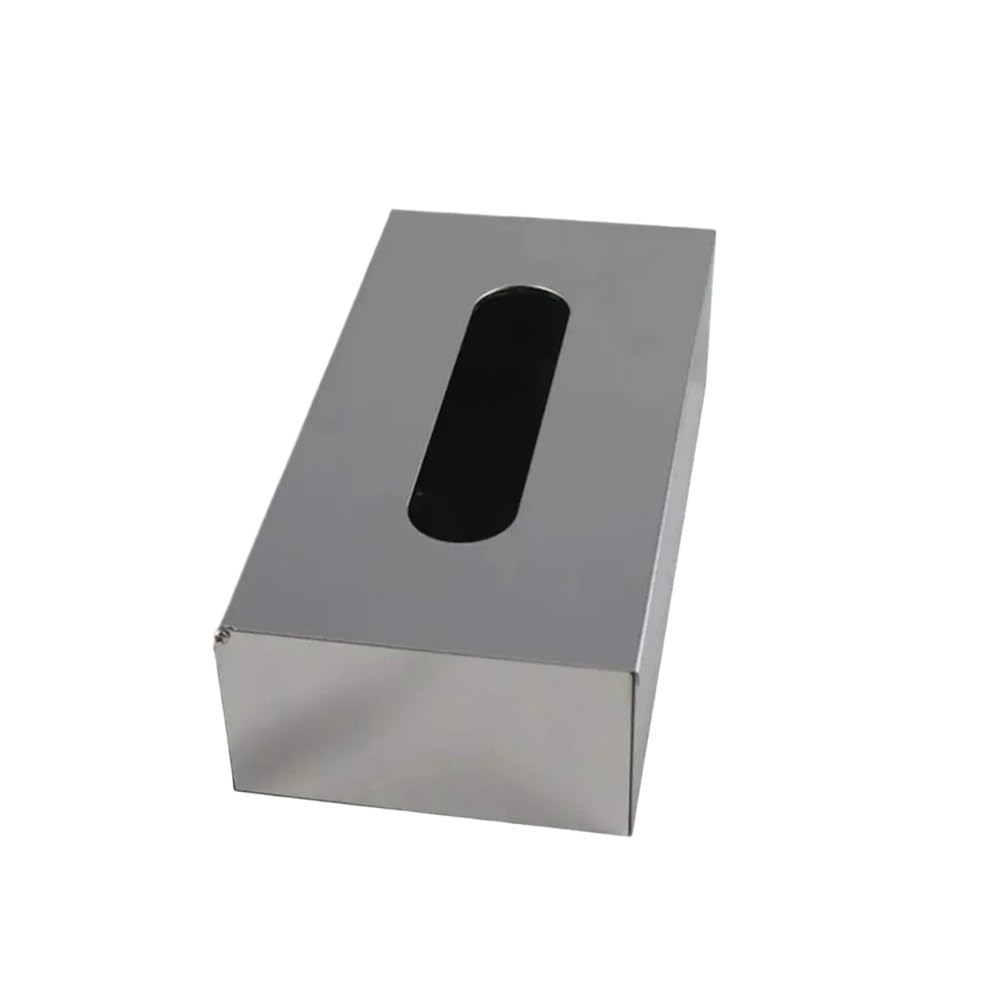 Wet Tissue Box Stainless Steel Desktop Seal Wipes Paper Storage Dispenser Holder Household