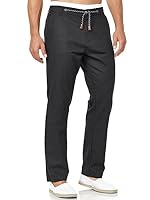 Indicode – Indicode Herren Veneto Leinenhose aus Baumwolle und Leinen S