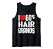 80s Funny Rock Bands Style Disco Fan Musician Hairs Canotta
