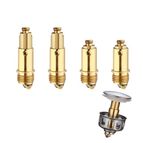 4 Piezas Valvula Pop up, tapon Lavabo Roca, tapon Lavabo Click clack, Valvula Lavabo, Valvula desague Lavabo, válvula para Lavabo Clic clac, tapón Lavabo Click clack, Valvula Click clack (A)