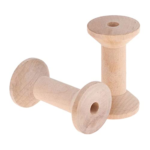 24 PC Caborra de Madera para Manualidades Bobinas de Tejido de Alambre Grandes Carreras de Madera de Madera de Madera Vacívora de Roscas para Artesanías Rollo de Cordón
