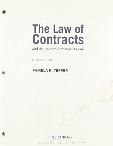 The Law of Contracts and the Uniform Commercial Code, Loose-Leaf Version (MindTap Course List)