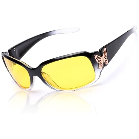 LVIOE Night Driving Anti Glare Glasses for Women Polarised Night Time Driving Glasses Cover