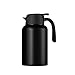 LIQIN Thermos Isolamento Pot delle Famiglie di Piccola capacità Portatile dell'Acciaio Inossidabile Piccolo bollitore Ufficio Acqua Calda Pot Pot Kettle 2000ml (Color : Black)