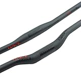 Xinbalove Bike Handlebar Steel Bicycle Handle Bars Mountain Bike matt 3K Full Carbon Fibre Bicycle H