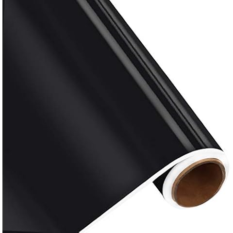Belle Vous Adhesive Vinyl Vinyl Klebefolie Rolle Schwarz Cover