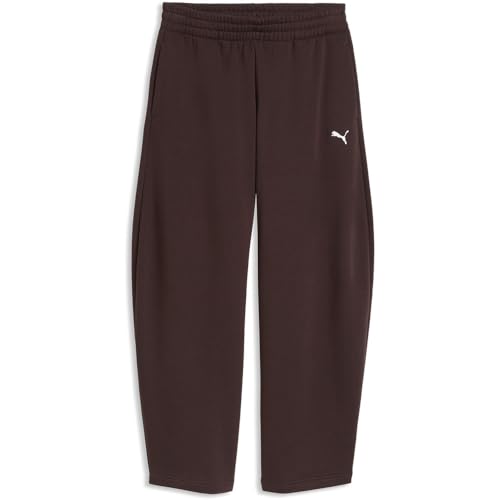 Pantalon tricoté Puma Ess Relaxed Barrel Leg pour femme, coupe tendance et confort quotidien