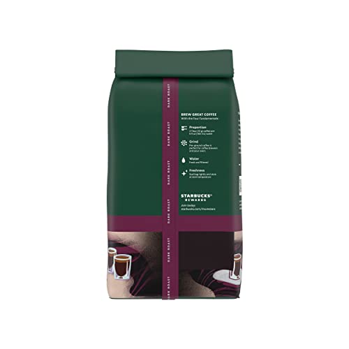 Image of STARBUCKS Espresso Roast - Ground Coffee 28oz (4 Bags)