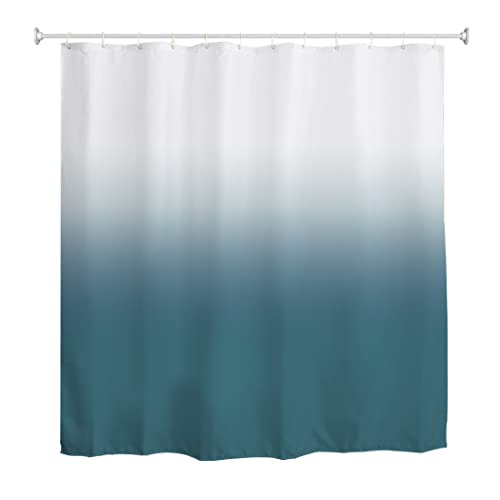 goodbath Cortina de ducha, tela antimoho, impermeable, para baño, bañera (azul, 180 x 180) Cover