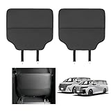 トヨタ 新型 アルファード 40系 ヴェルファイア キックガード 後部座席 シートバックカバー シートバックプロテクター 専用 蹴り防止 防汚 保護 ノーツール設置 黒 2つセット 【Jio.Jio】