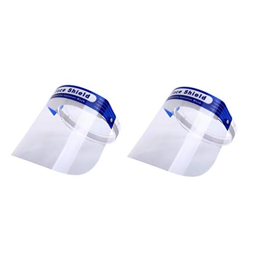TEMPO DI SALDI Coppia Di Visiere Protettive Integrali In Policarbonato Trasparenti Regolabili
