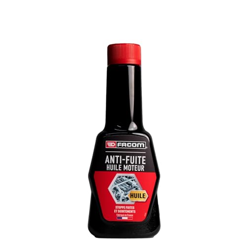 FACOM Anti-Fuile Huile Moteur, Régénère Les Joints, 250 ML Rouge