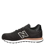 Leder: Synthetik New Balance Damen 500v1 Sneaker, Schwarz Br, 39 EU