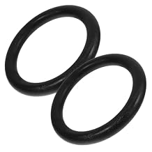 BESPORTBLE 2pcs Replacement Fitness Rings Gymnastic Rings for Strength Training Quick Setup and Height Adjustment Perfect for Pullups Pushups Dips More