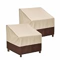 loriano Patio Chair Covers Waterproof Outdoor Chair Covers 600D Heavy Duty Fit as Lawn Lounge Deep Seat(2 Pack,Large)