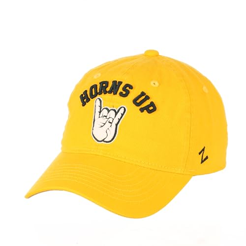 Zephyr North Dakota State Bison Scholarship Relaxed Fit Dad Cap - NCAA, Adjustable, Yellow NDSU Baseball Hat