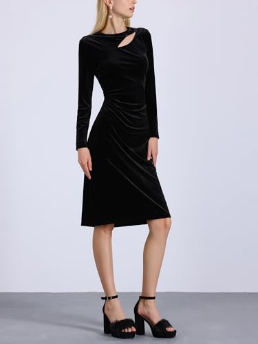 Allegra K Women's Square Toe Faux Fur Platform Chunky Heels Sandals2