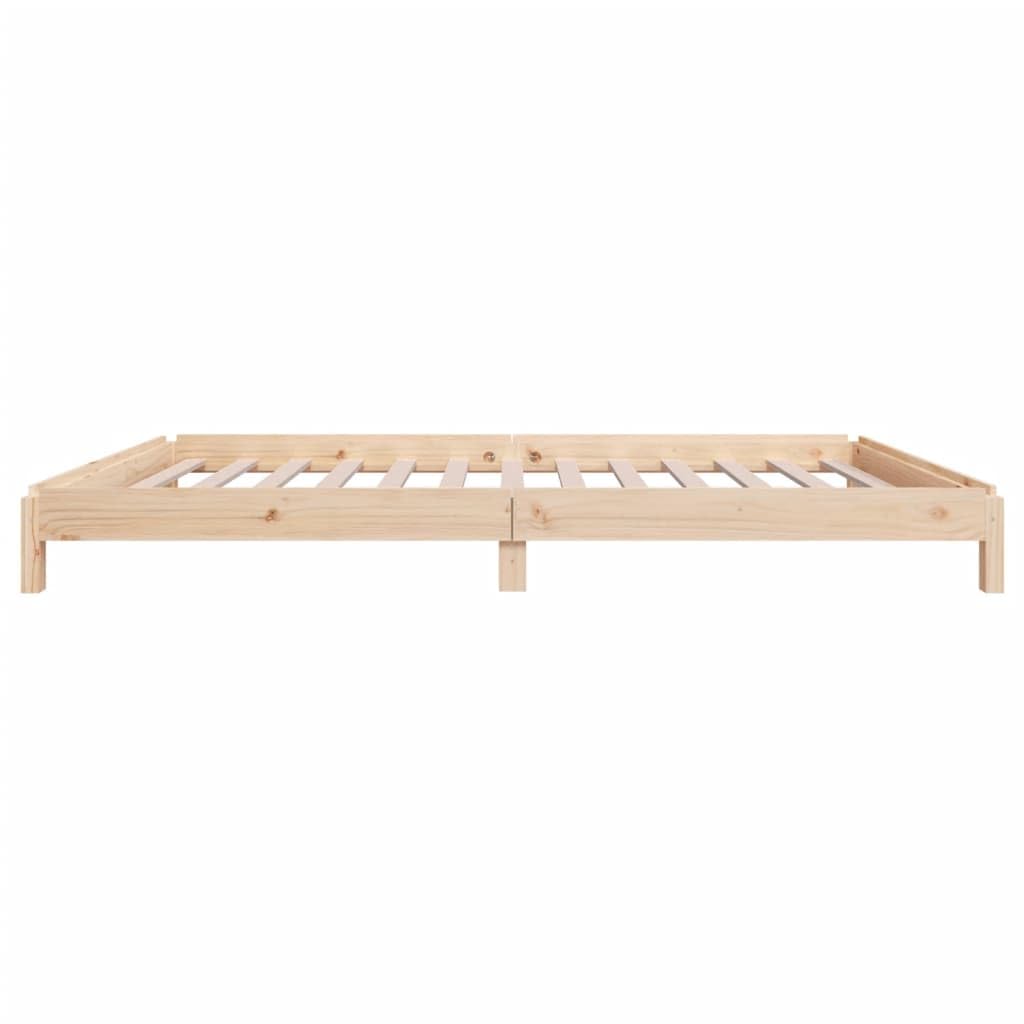 Massives Kiefernholz Stapelbett stabil stapelbar 100x200 cm Braun