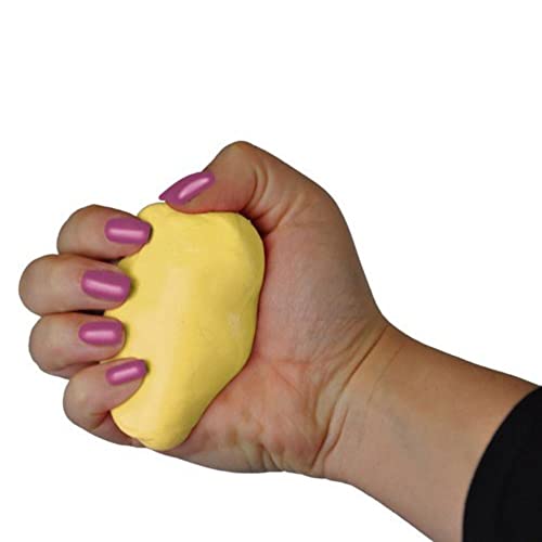 Complete Medical Squeeze 4 Strength Hand Therapy Putty, Yellow Extra-Soft, 1 Pound