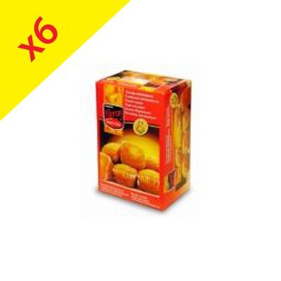 Paquete de caja de cartón Magdalenas Naturex 24 individual 600 g