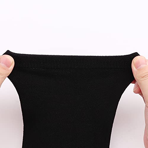 Image of DRESHOW Plus Size Thigh High Socks Striped Over Knee Long Boot Stockings Knee High Tube Socks Leg Warmers for Women
