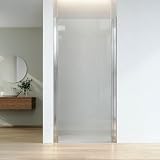 AQUALAVOS Duschtür Glas 85 cm Pendeltür Dusche Nischentür rahmenlos