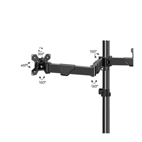 Support de montage pour moniteur quadruple entièrement réglable et robuste - 4