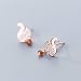 WOZUIMEI S925 Pendientes de Plata Pendientes de Diamantes de Personalidad de Moda...