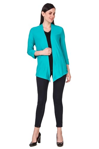 Image of Frenchtrendz Womens's Viscose Crepe Shrug(Size: XS-4XL)