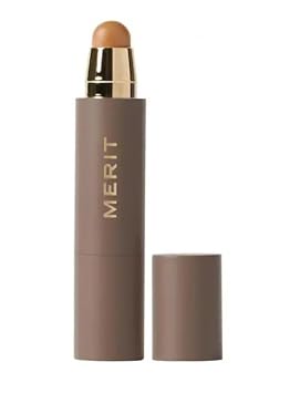MERIT The Minimalist Perfecting Complexion Foundation and Concealer Stick - Suede medium tan with peach undertones 0.23 oz / 6.s g