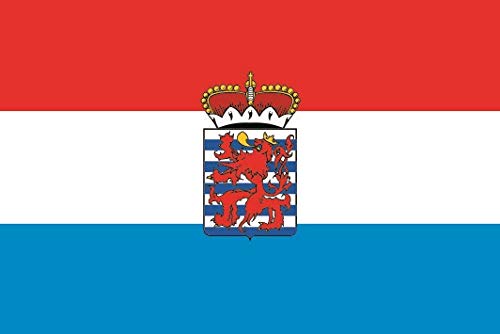 Drapeau de Luxembourg province Belgique pour mât de jardin et cérémonies 150x250 cm