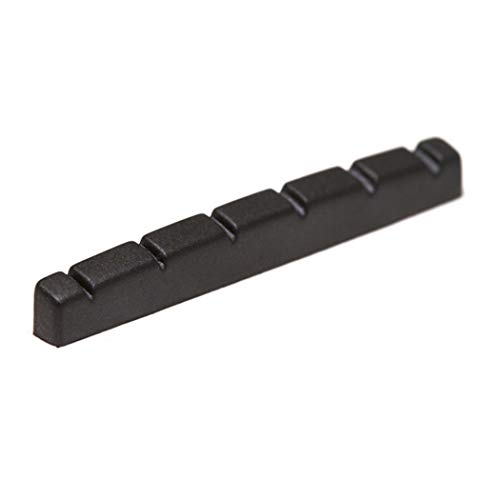 Black TUSQ XL by Graph Tech 42mm Flat B0ttom Strat Style Nut PT-5042-00