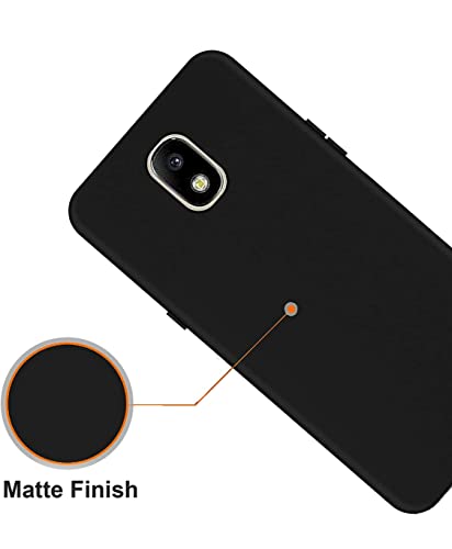Image of Mobile Back Cover Case for Samsung Galaxy J7 Pro, J730GM /DS (Silicone Case|CameraProtection|Black SC1510)