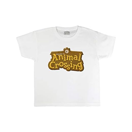 Animal Crossing Logo 3D Camiseta de los Muchachos Blanco 104
