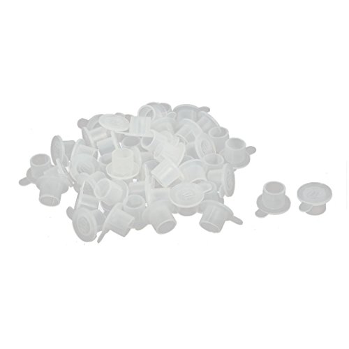 Aexit UN7/16 Flat Luer Fittings Top Pipe Thread Protection Sleeve debris Luer Cap Fittings Caps 50pcs