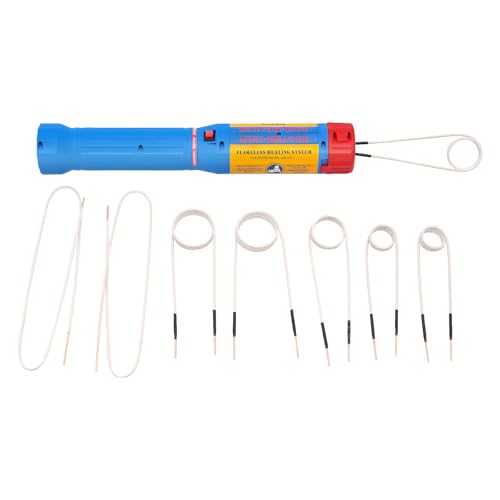 Induktionsheizgerät 1100W Kfz Induktionsgerät 800°C Induktion Sgerät 220V Induktion Sheizgerät Flameless Induktionheizung Tragbares Magnetischer Induktionsheizkörper mit 8 Heizspulen für Auto