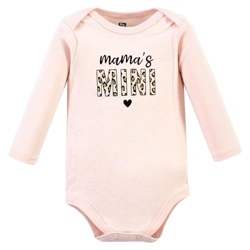 Image of Hudson Baby baby-boys Cotton Long-sleeve Bodysuits 5-pack