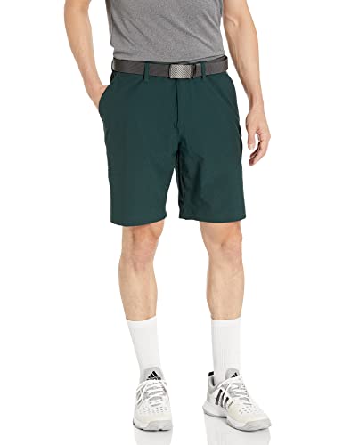 adidas Men's Standard Textured 9 Inch Golf Shorts, Shadow Green,