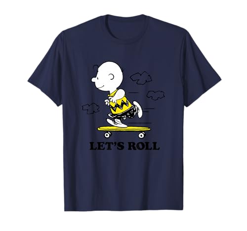 Cacahuetes - Charlie Brown Let's Roll Camiseta