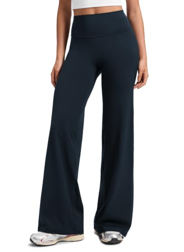 Image of CRZ YOGA Softretch Wide Leg Pants 28 inch /30 inch /32 inch | No Front Seam, Ultimate Comfort, Next to Skin, Yoga, Casual, High Waisted, for Women