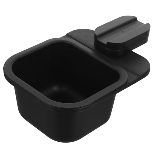 Cabilock bote de basura pequeño con clip para escritorio negro