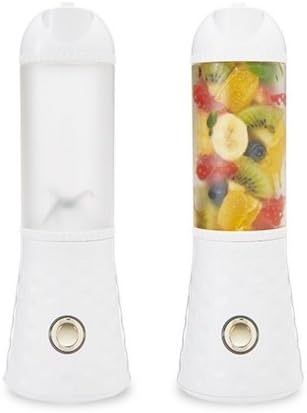 Qooca portable charging blender mixer tumbler new world first(snow white)