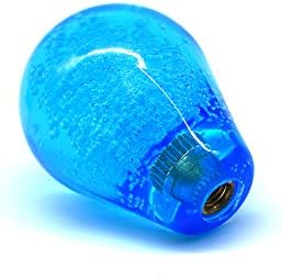 Miniatura 3 de Arcity HY-PJ094-1 - 2 piezas Arcade Joystick Bat Top Cabeza Grande Oval Manija Perilla Tipo Americano Rosa y Azul Transparente para Zippy SANWA