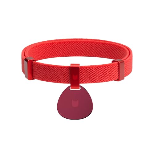 BuddyArmor Safety Cat Collar and ID Tag Set - Elastic Quick Release, Non Breakaway Cat Collar Personalized Anodized Aluminum Engraved Pet Name Tag, Lightweight for Kitten Small Large Cats